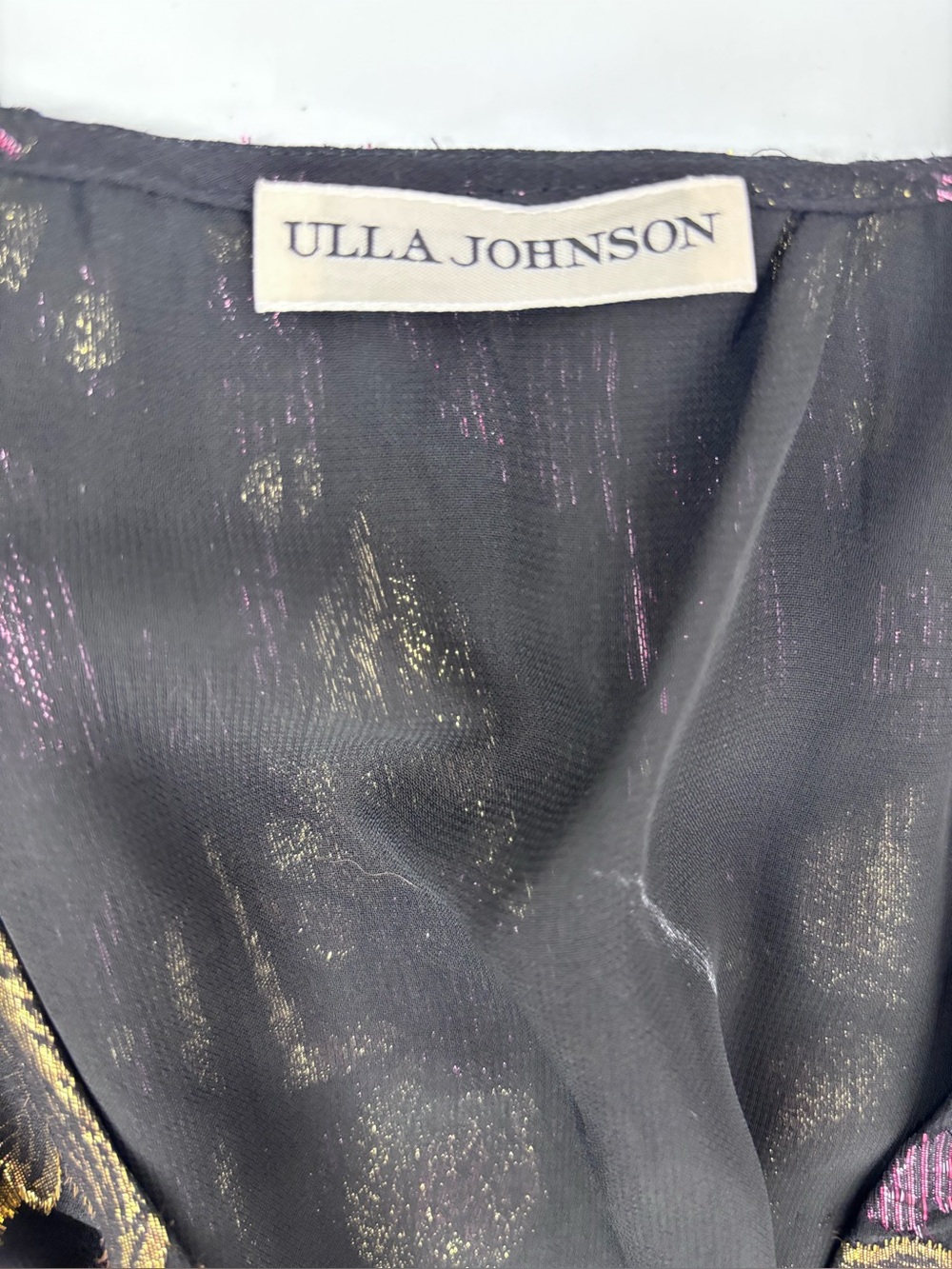 Ulla Johnson Nerissa Dress
Black Floral High-Low Ruffle Midi Dress - Picture 2 of 13